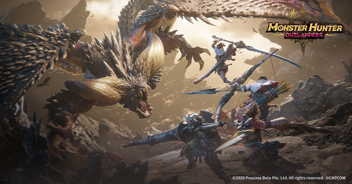 Monster Hunter Outlanders key art